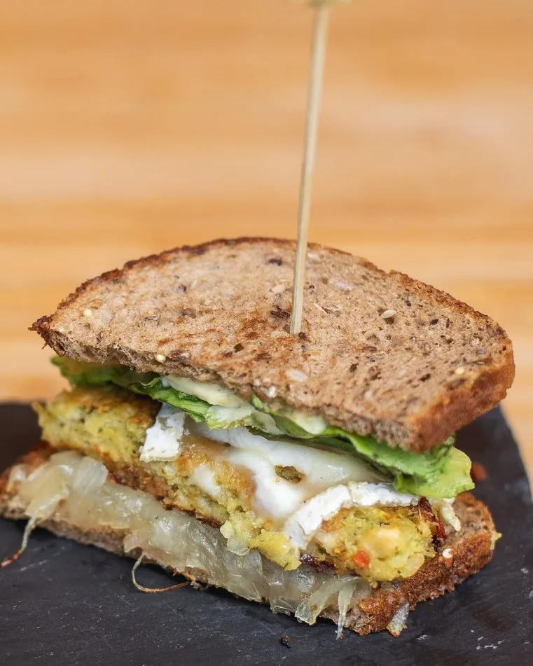 Open Manuela sandwich with avocado and egg